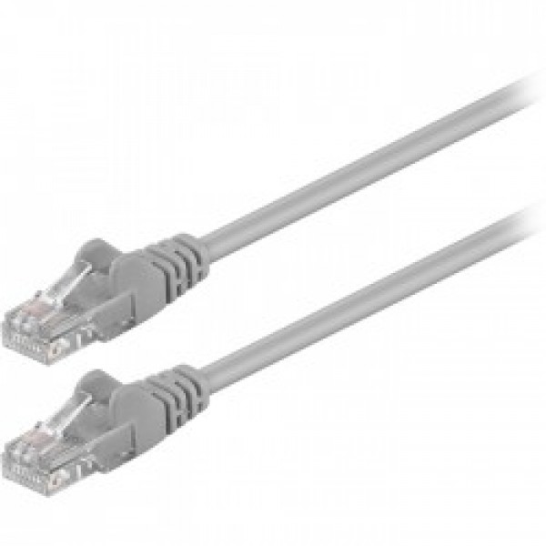 68337 Καλώδιο δικτύου CAT 5e, U/UTP patchcable, 0. 5m, σε γκρι χρώμα