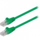 68338 Καλώδιο δικτύου CAT 5e, U/UTP patchcable, 0. 5m, σε πράσινο χρώμα