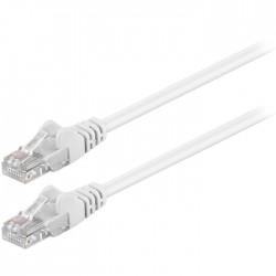 68500 Καλώδιο δικτύου CAT 5e, U/UTP patchcable, 0. 5m, σε λευκό χρώμα