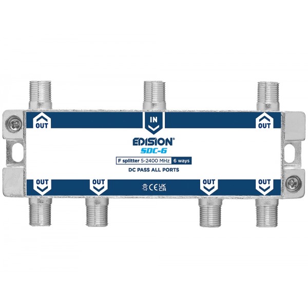 Edision splitter 6 ways F 5-2400Mhz SDC-6