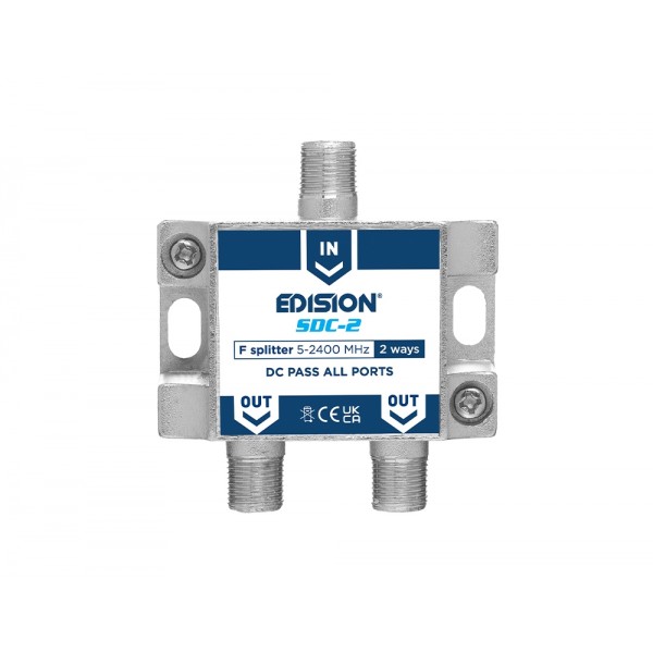 Edision splitter 2 ways F 5-2400Mhz SDC-2