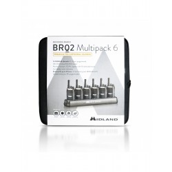 Φορητός επαγγελματικός πομποδέκτης PMR Midland BR02 SET 6 PCS