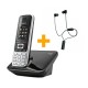 Gigaset S850 + bluetooth ασύρματα ακουστικά Noozy Necklace