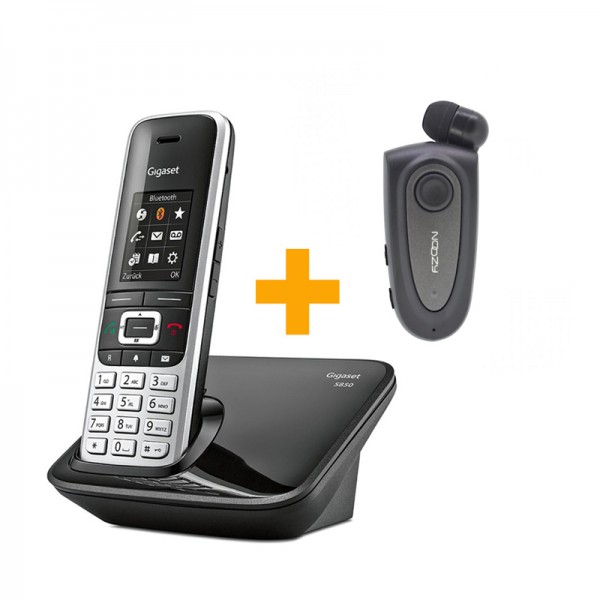 Gigaset S850 + bluetooth ασύρματα ακουστικά Noozy Roller BH67