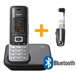 Gigaset S850 + bluetooth ασύρματα ακουστικά PT-733