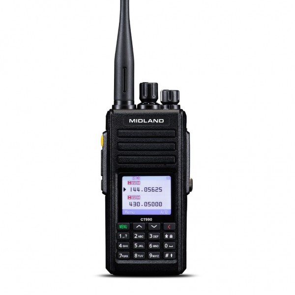 Midland CT990-ΕΒR Ασύρματος Πομποδέκτης UHF/VHF 3600mAh 10W Midland CT990-ΕΒR Ασύρματος Πομποδέκτης UHF/VHF 3600mAh 10W
