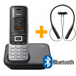 Gigaset S850 + SM-K1 Μαγνητικά Bluetooth Hands Free Μαύρο