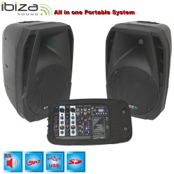 Ibiza Sound COMBO210 COMBO PORT SOUND SYSTEM 10 300W 