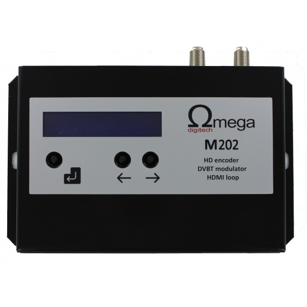 Ωmega Digitech M202 Modulator με hdmi loop, κεραία  in/out, hdmi in / out