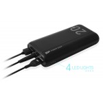 SILICON POWER power bank QS15, 20000mAh, 2x USB & USB Type-C, 18W, μαύρο 