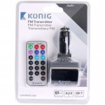 KONIG CSFM TRANS 100BL MP3 Player πομπού αυτοκινήτου Fm