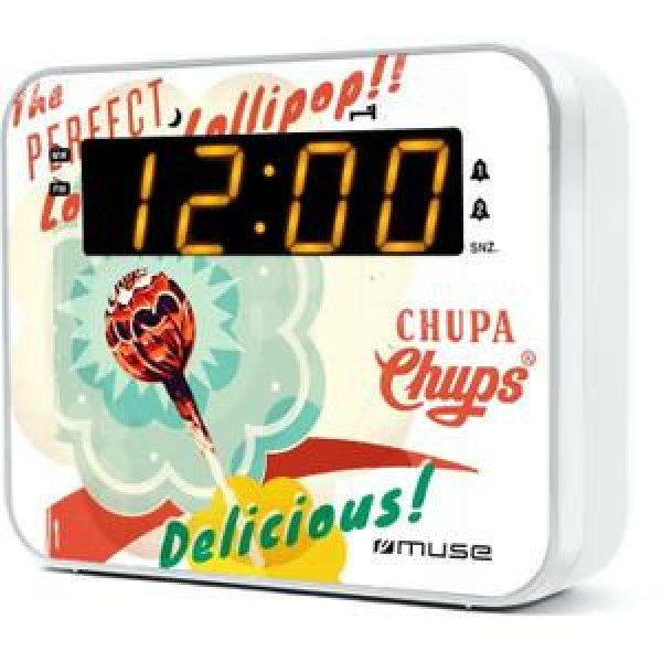 MUSE M-165 CC Ραδιόφωνο με ρολόϊ και ψηφιακό δέκτη PLL