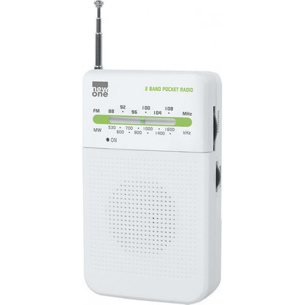 Muse NewOne R206 Ραδιόφωνο χειρός σε λευκό χρώμα