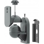 Goobay Βάσεις Ηχείων Τοίχου (Ζεύγος) σε Μαύρο Χρώμα 49393