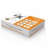 BRATECK επιτοίχια βάση LPA68-443, για οθόνη 23"-55", 30kg