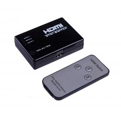 SLOT-020 HDMI Amplifier Switch 3 in 1, 4K x 2K HDMI 1.4, Remote Control
