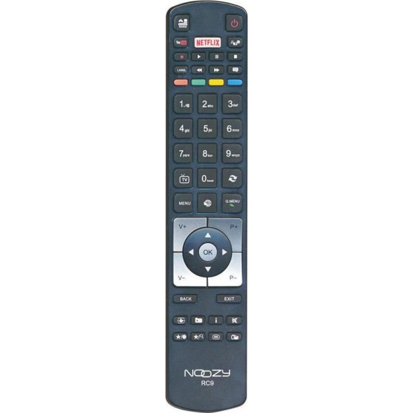 Noozy RC9 Τηλεχειριστήριο για Τηλεοράσεις Vestel, F&U, Telefunken, Turbo-X