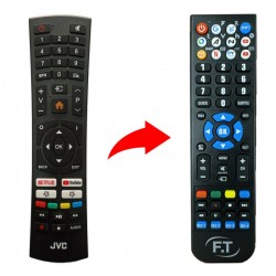 JVC Τηλεχειριστήριο αντικατάστασης για RM-C3254