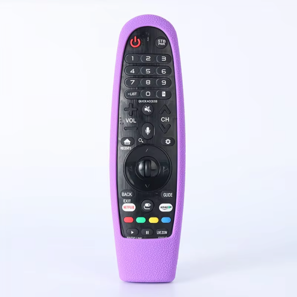 Θήκη σιλικόνης για Τηλεκοντρόλ LG Magic remote (MR600, MR650) SM1520-PR Μωβ