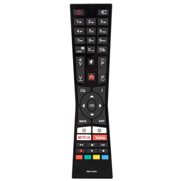 Συμβατό Τηλεχειριστήριο RM-C3331 για Τηλεοράσεις JVC