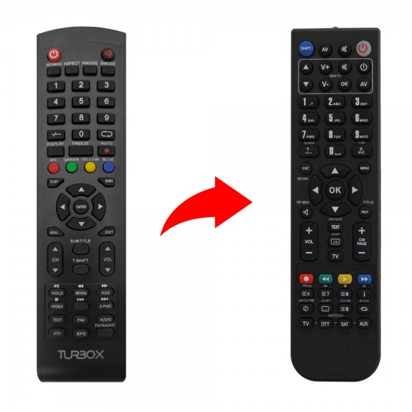 Turbo-X Τηλεχειριστήριο αντικατάστασης SM141