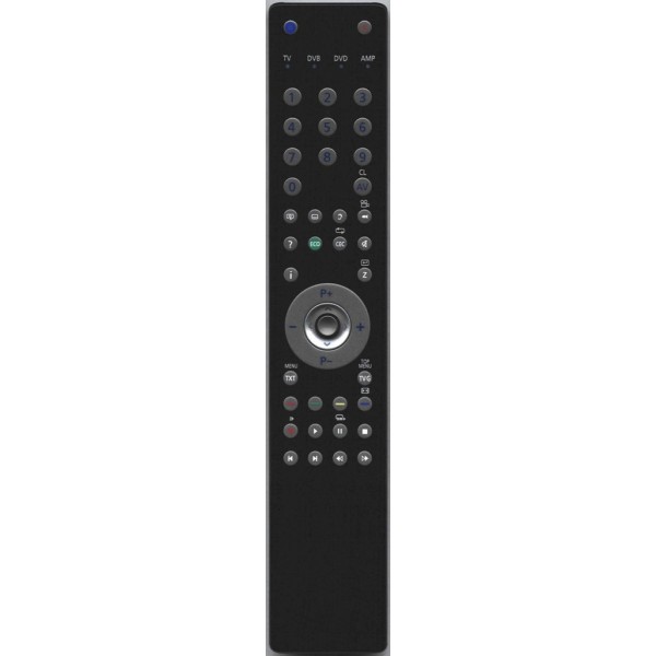 Grundig SM4344 Συμβατό Τηλεχειριστήριο Τηλεόρασης TP3, RC2134602/01, 720117144800