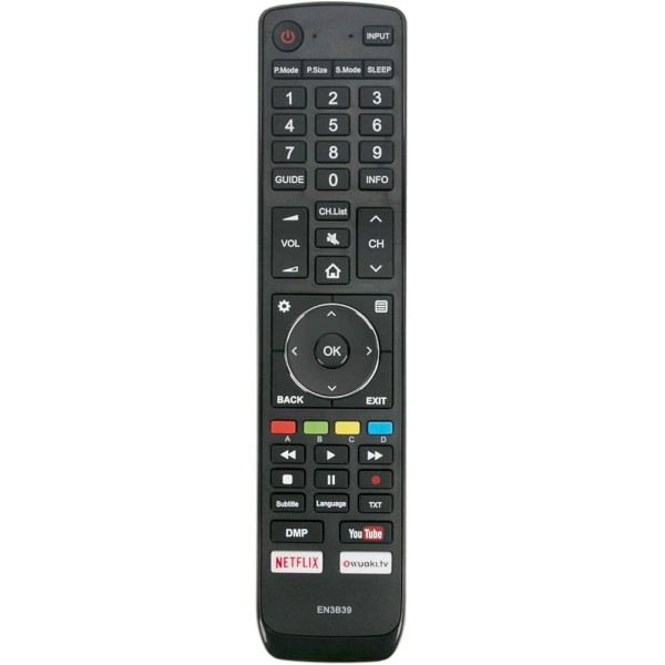 Hisense EN3B39 Συμβατό Τηλεχειριστήριο Τηλεόρασης