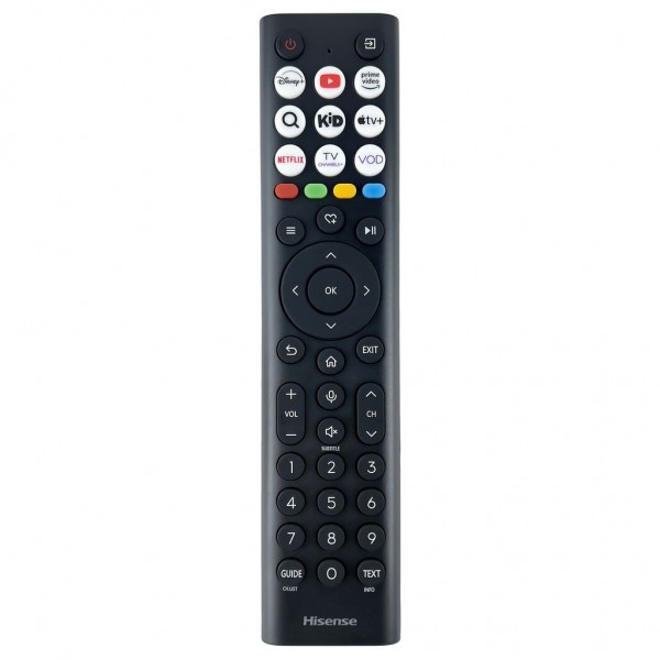 Hisense ERF2B38H Γνήσιο Τηλεχειριστήριο Τηλεόρασης Hisense ERF2B38H Γνήσιο Τηλεχειριστήριο Τηλεόρασης