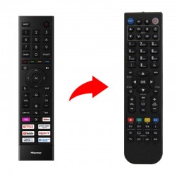 Hisense Τηλεχειριστήριο αντικατάστασης για 50A7GQ 