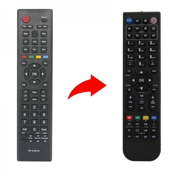 Hisense Τηλεχειριστήριο αντικατάστασης για 50A7GQ 