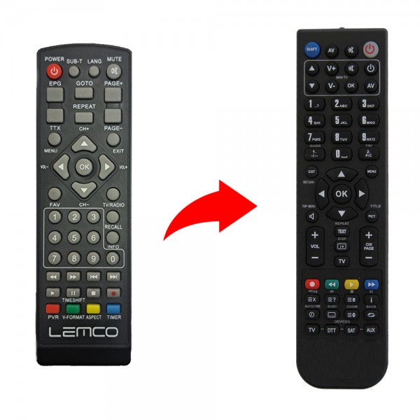 Lemco Τηλεχειριστήριο αντικατάστασης για τον Theron THE-100