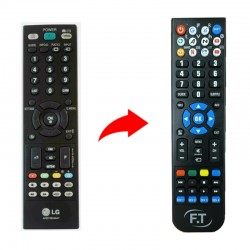 LG Τηλεχειριστήριο αντικατάστασης για AKB73655847