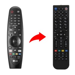 LG AN-MR18 Τηλεχειριστήριο αντικατάστασης χωρίς φωνητικές εντολές και ροδέλα