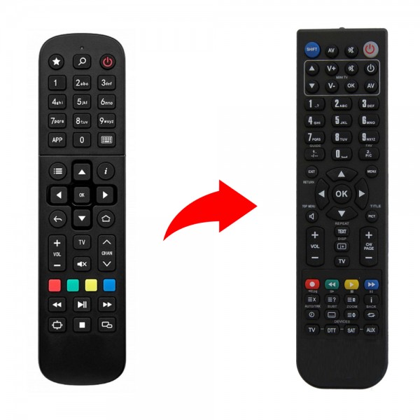 MAG Τηλεχειριστήριο αντικατάστασης για όλα τα μοντέλα 250/254/420/520/524