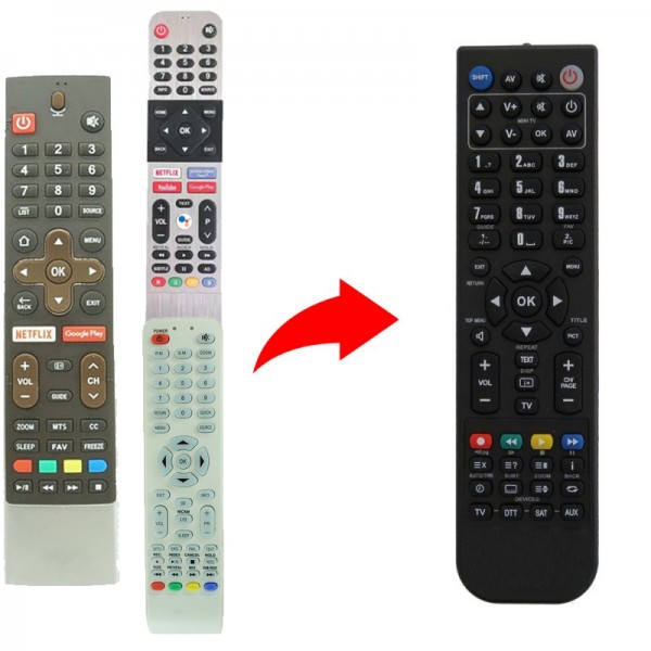 Metz Τηλεχειριστήριο αντικατάστασης για 32MTC6100Z , 50MUC8000Z