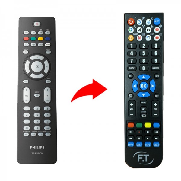 Philips Τηλεχειριστήριο αντικατάστασης SM40493