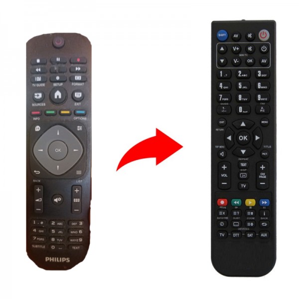 Philips Τηλεχειριστήριο αντικατάστασης SM-3212