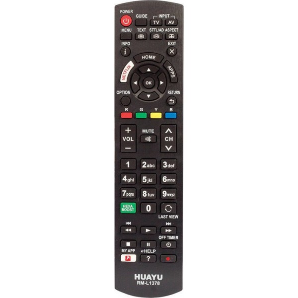 Τηλεχειριστήριο αντικατάστασης για Panasonic RM1378