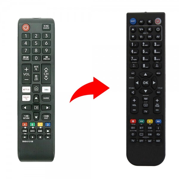 Samsung Τηλεχειριστήριο αντικατάστασης για UE32T5302