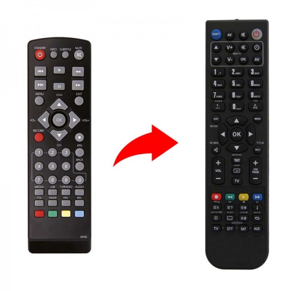 Sencor Τηλεχειριστήριο αντικατάστασης για τον δέκτη SDB 5104TD, 5002T