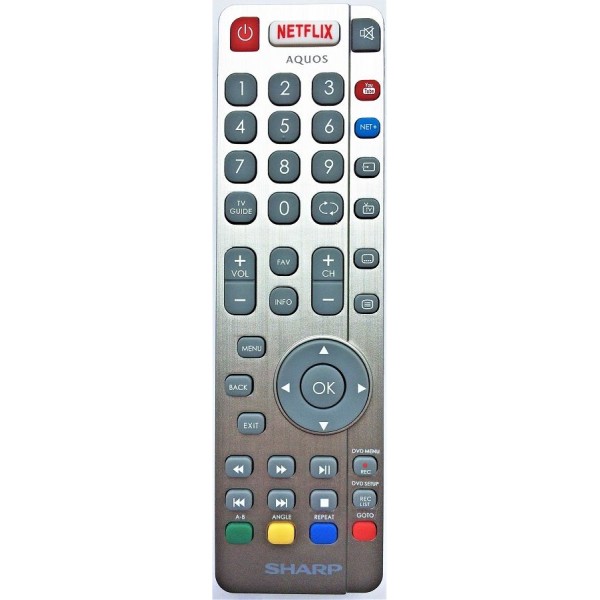 SHARP AQUOS SHW/RMC/0117N Τηλεχειριστήριο γνήσιο