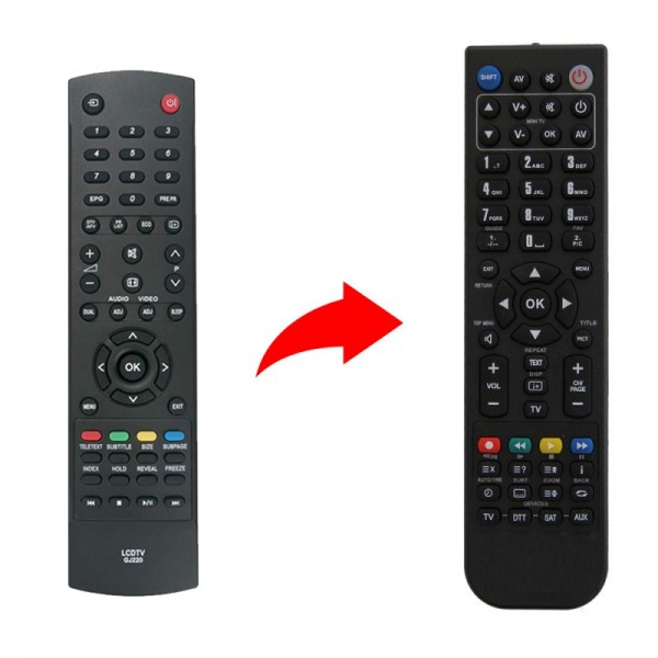 Sharp Τηλεχειριστήριο αντικατάστασης για GJ220