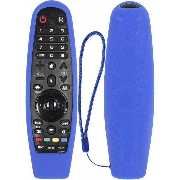 Θήκη σιλικόνης για Τηλεχειριστήριο LG Magic remote (MR600, MR650) SM1520-BL Μπλε