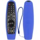 Θήκη σιλικόνης για Τηλεχειριστήριο LG Magic remote (MR600, MR650, MR650A, MR18, MR19, MR20) SM1520-BL Μπλε