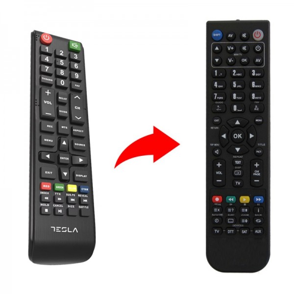 Tesla Τηλεχειριστήριο αντικατάστασης για 32E325BH 