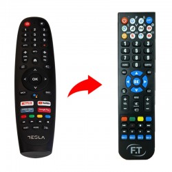 Tesla Τηλεχειριστήριο αντικατάστασης για 32E635BHS