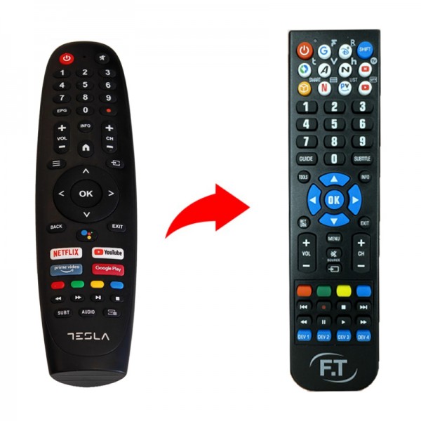 Tesla Τηλεχειριστήριο αντικατάστασης για 32E635BHS
