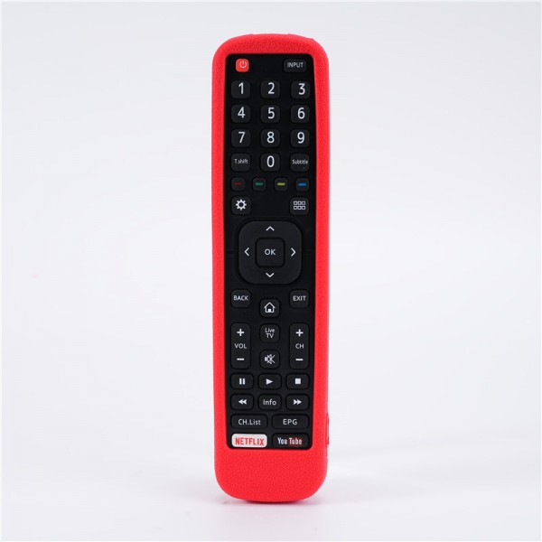 Θήκη σιλικόνης για τηλεχειριστήρια Hisense EN2BI27H Κόκκινη