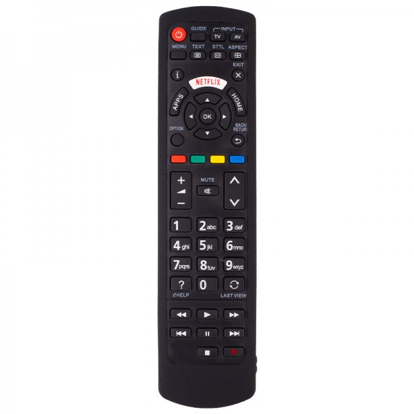 Θήκη σιλικόνης για τηλεχειριστήριο RC42128 Panasonic Μαύρη