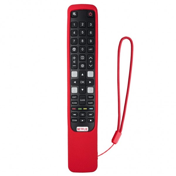 Θήκη σιλικόνης για τηλεχειριστήριο RC802N TCL Κόκκινη
